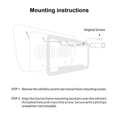 Jeep Wave license plate frame - mounted on vehicle demonstrates weather-resistant plastic.