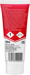 Jenolite Gel Rust Remover after treatment reveals bare metal.