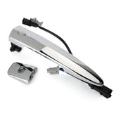 Jepacr exterior chrome door handle with sensor enables keyless entry