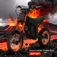 One-piece Jerbor inner tube ensures a secure fit for Tuttio Soleil01 front wheel.
