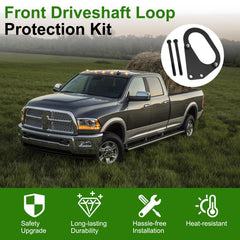 Jerbor front loop protects against driveshaft detachment during aggressive driving.