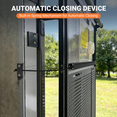 Jerbor universal-fit design fits most RV screen doors securely