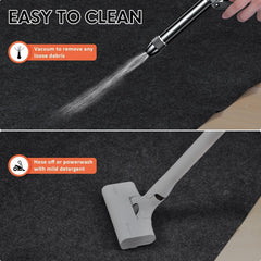 JERIA multi-purpose mat protects floors under appliances and tools.