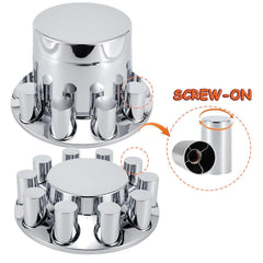 JESONN chrome axle covers withstand harsh weather while keeping a polished look.