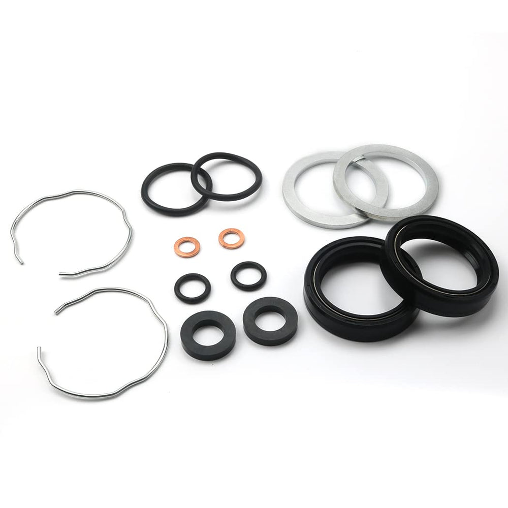 Jetuplusllc 41mm fork seal kit Electra Glide Sport close-up shows durable seals