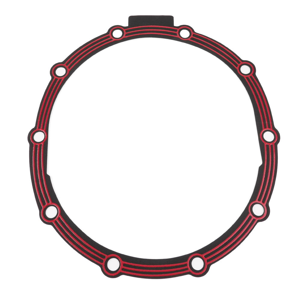 Jetuplusllc differential cover gasket closeup highlights metal-core sealing with rubber coating for durability