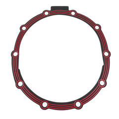 Jetuplusllc differential cover gasket closeup highlights metal-core sealing with rubber coating for durability