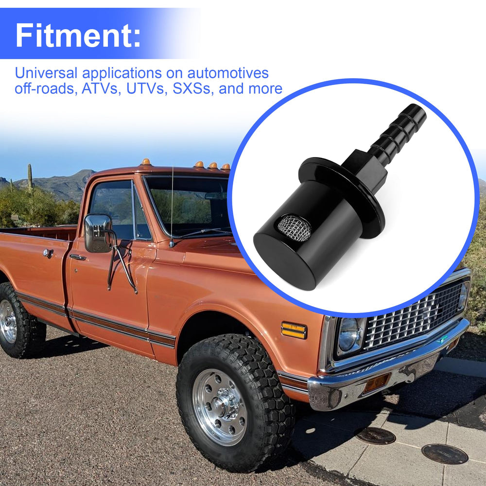 Jetuplusllc black finish provides a low-profile look on most vent systems