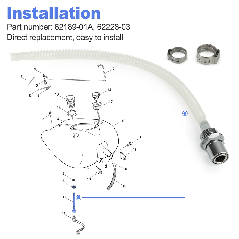 Jetuplusllc EFI valve assembly installation demo shows direct replacement practicality.
