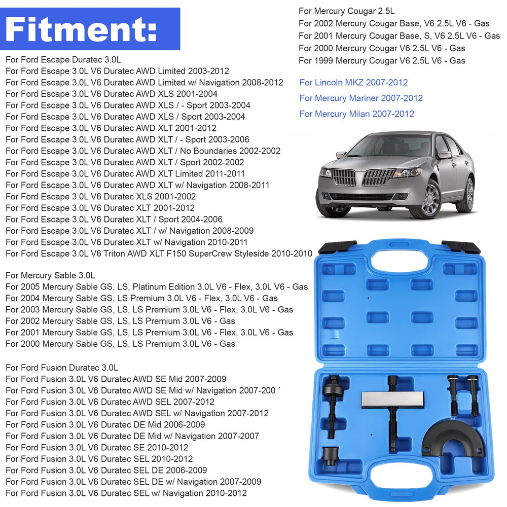 Jetuplusllc Lincoln MKZ 3.0L Duratec kit for DIY engine service