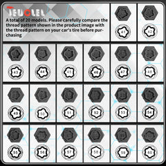 JEUCLEL 20 different sockets designed for various BMW models.