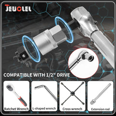 JEUCLEL Torque guidance helps reduce stress during removal.
