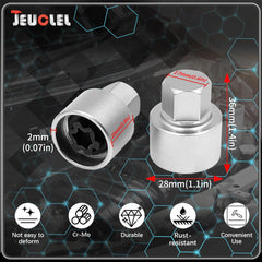 JEUCLEL wear-resistant sockets endure frequent wheel maintenance sessions