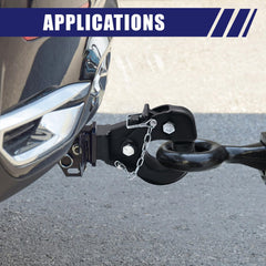 JEXTRA pintle hitch in action with boat or utility trailer