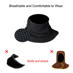 JEYILKIT fireproof neck gaiter worn during firefighting tasks for radiant heat protection