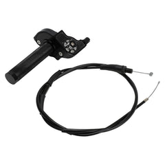 Adjustable clamps on the JFG RACING throttle for custom mounting on handlebars.