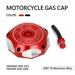JFG RACING ATV gas cap with built-in vent hose for immediate use.