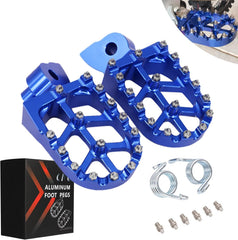 JFG RACING dirt bike foot pegs closeup teeth for durability and grip