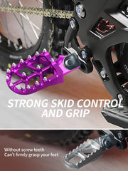 JFG Racing pegs fit CRF150F/CRF230F and Sur-Ron models.