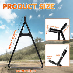 JFG RACING axle-hook deployment enables quick setup for on trail use