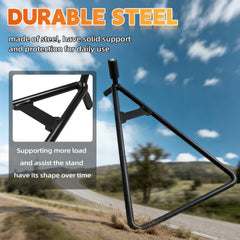 JFG RACING powder coated steel resists corrosion in tough riding environments