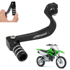 JFG RACING folding shift lever mounted on KLX110 for smooth shifting