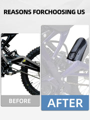JFG RACING rear fender installs easily with no drilling required