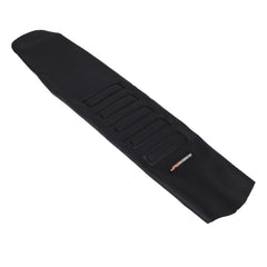 JFG RACING seat cover in black provides a sleek, durable look.