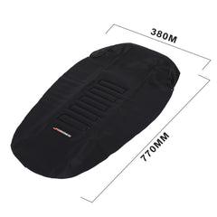 JFG RACING seat cover shows diamond pattern for secure off-road grip.