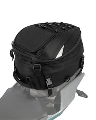 JFG RACING tail bag compact overview showing versatile motorcycle storage