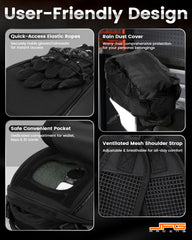 JFG RACING tail bag ideal for daily commute and weekend rides