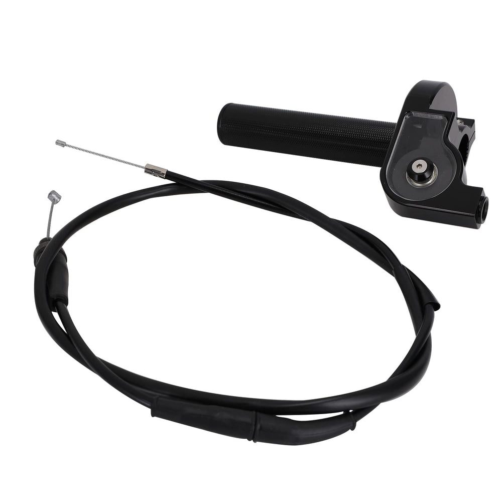 JFG RACING throttle assembly close up on CNC aluminum body for durability