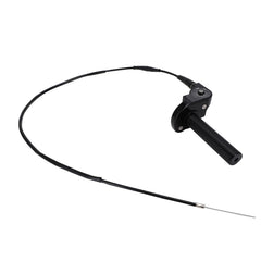 JFG RACING throttle grip area with textured rubber for comfortable handling
