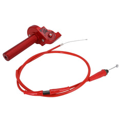 JFG RACING transparent throttle housing reveals the cable and inner mechanism.