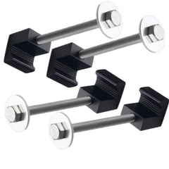 JGR aluminum tie down hardware close-up showing rust-free construction