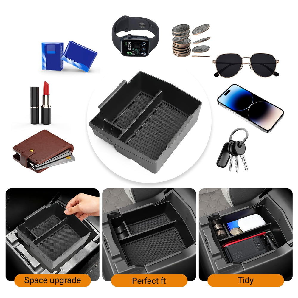 JHGFVC Forester accessory storage organization keeps small items within reach.