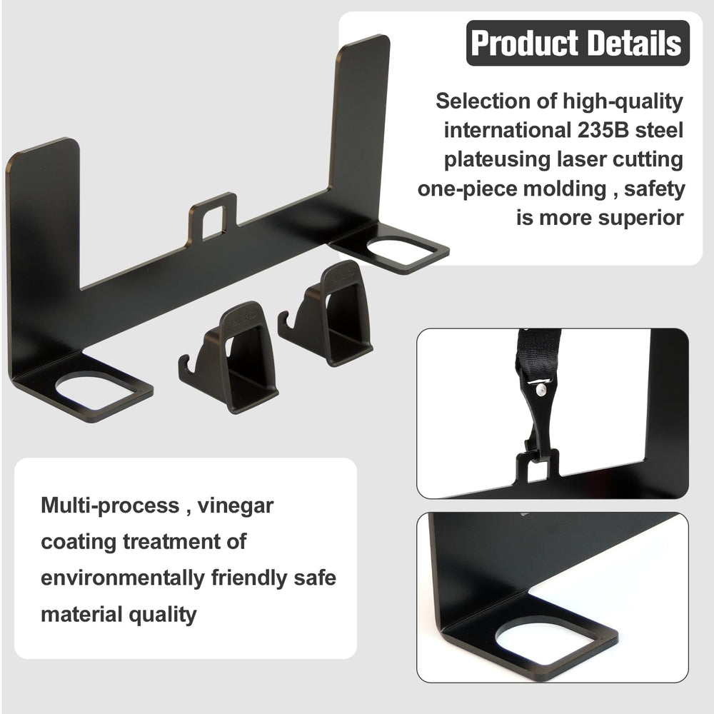 JHKLS bracket dimensions 332×68×134mm shown.