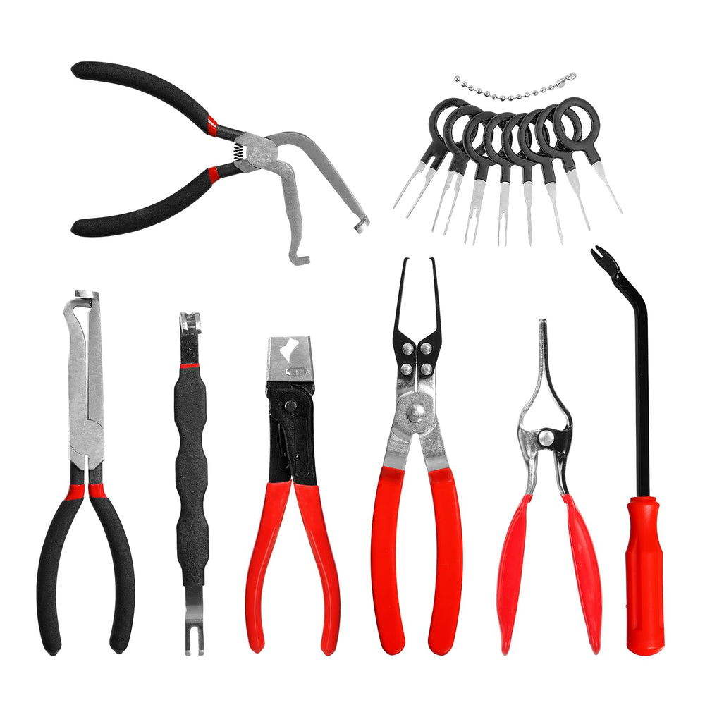 jhpsnpow Electric Disconnect Pliers Set 8-Piece for versatile automotive wiring tasks
