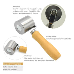 JIADING seam roller features enclosed bearings for smooth rolling action.