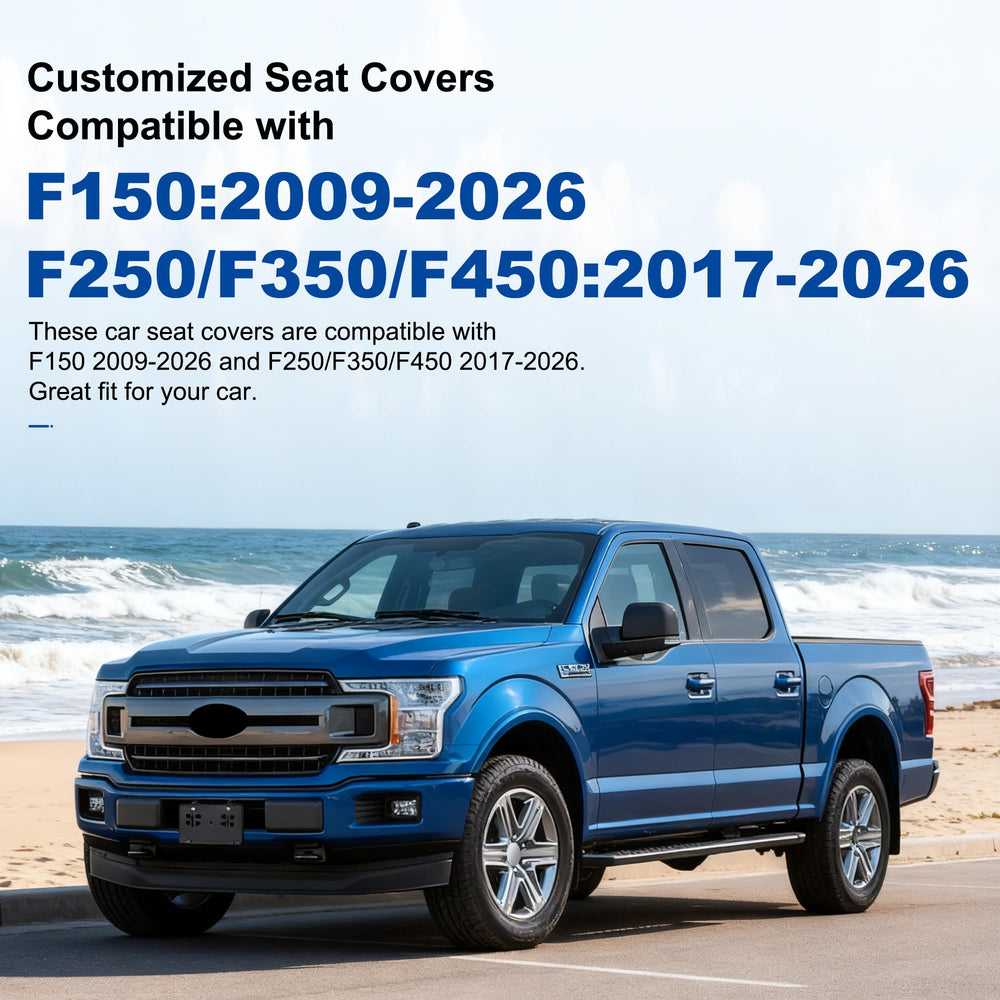 JIAMAOXIN custom-fit seats for F150/F250 enhance durability and style.