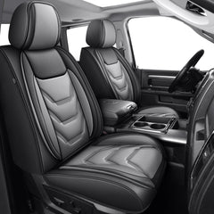 JIAMAOXIN front seat cover for Dodge RAM with waterproof protection and easy cleanup.