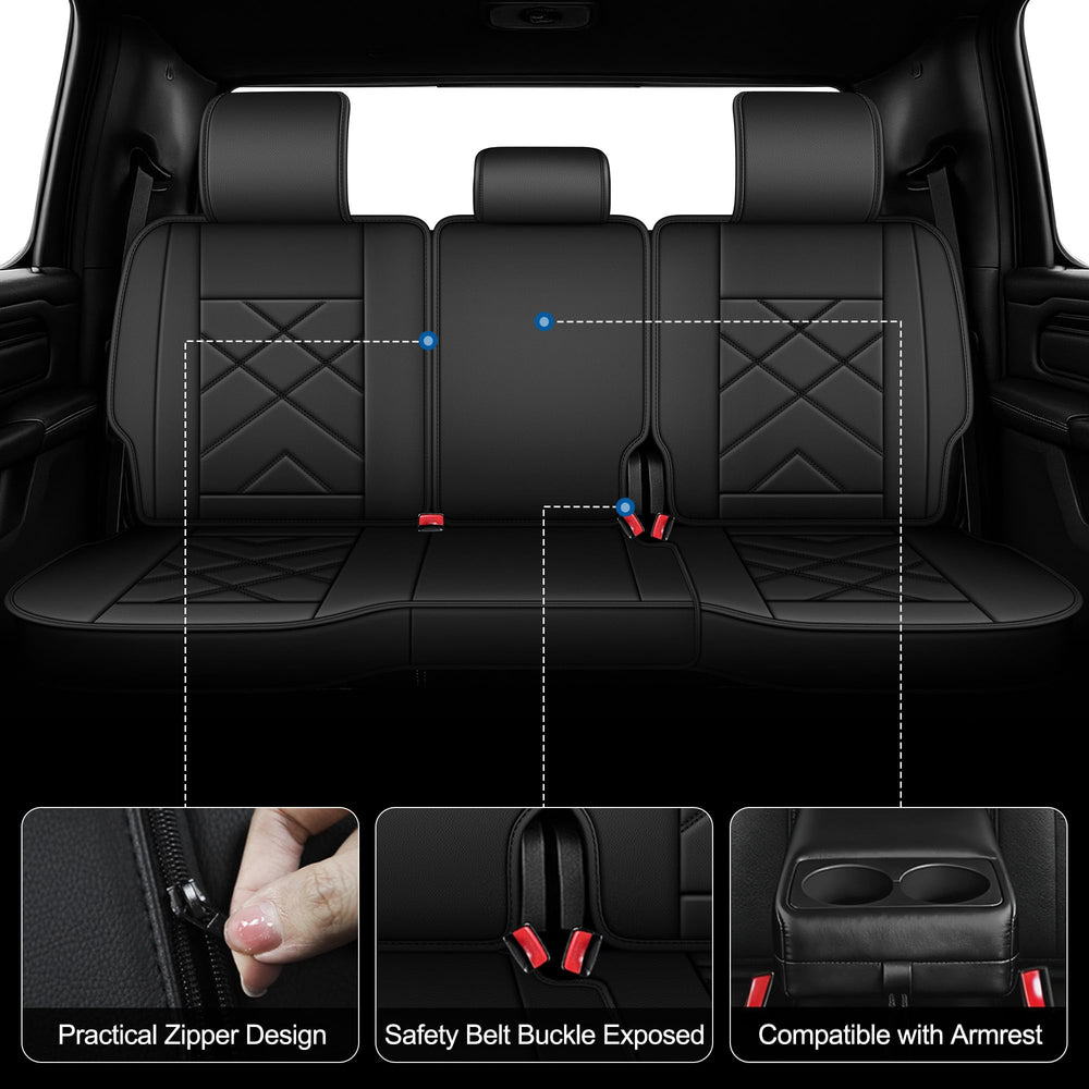 JIAMAOXIN waterproof faux leather shields seats from rain, mud, and daily wear