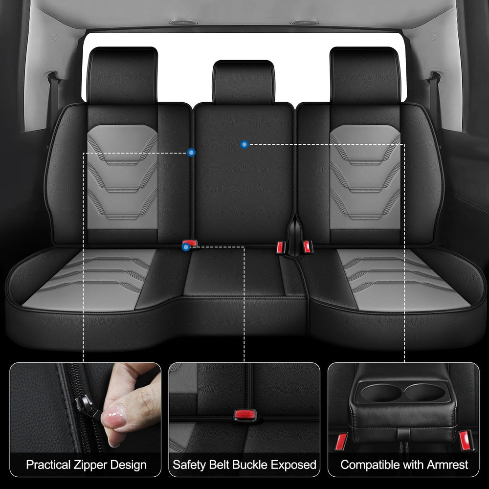 JIAMAOXIN curved-bench-fit seat covers hug curved RAM seats for a tidy look