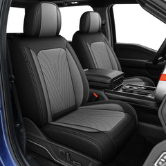 JIAMAOXIN full-set seat covers for F-Series protect interior from mud and spills.