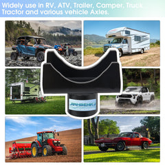 JIANBENKJ bottle jack axle adapter saddle enables quick setup for front-end lifting tasks