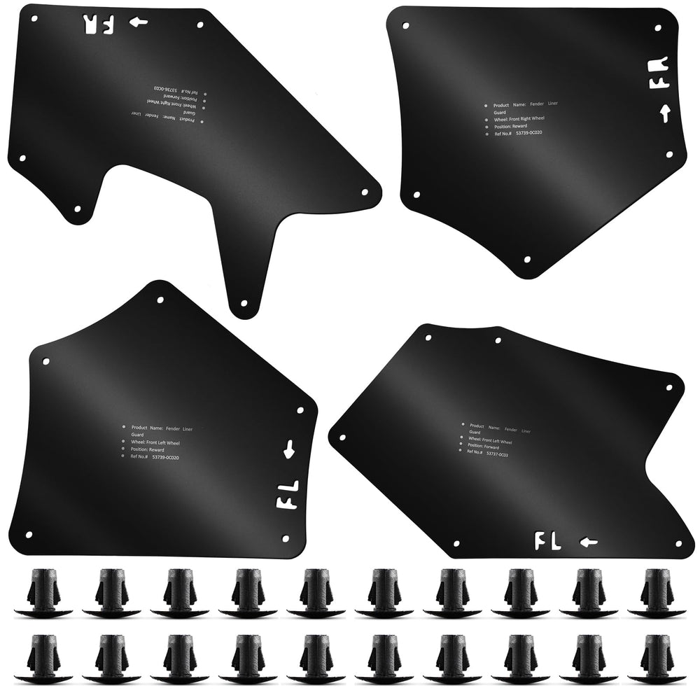 jiankun fender liner front-left for tundra shields wheels from mud
