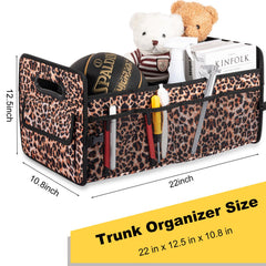 JiatuA leopard multi pockets design for quick access to essentials