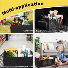 JiatuA trunk storage organization reduces clutter during trips and shopping.