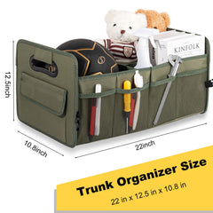 JiatuA universal-fit trunk organizer works with most cars