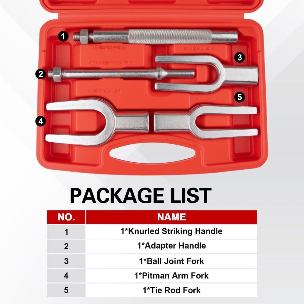 Jiimee complete set view showing all forks and handles.
